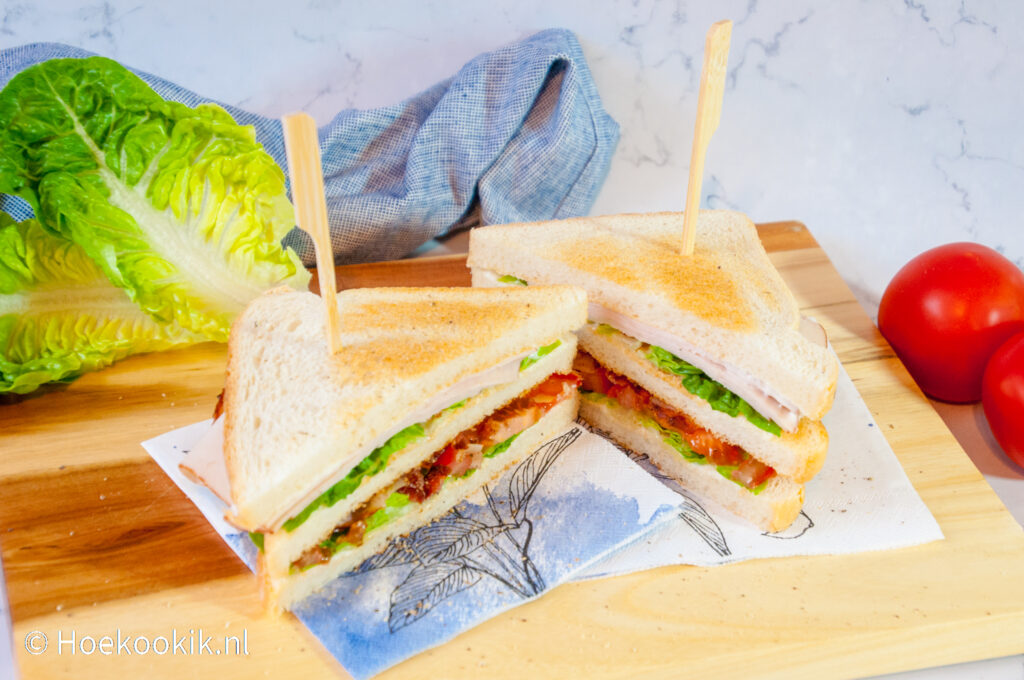 Klassieke Club Sandwich front view
