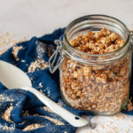 Granola van havermout en banaan