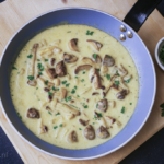 Romige bospaddenstoelensaus