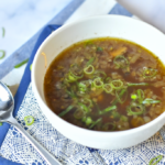 Heldere Champignon-tofu soep-1